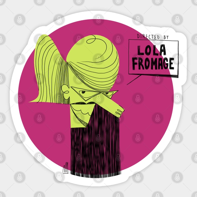 Lola Fromage Sticker by EgoBazaar